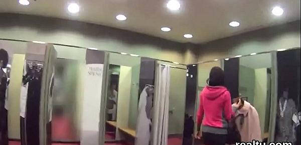  Beautiful czech chick gets teased in the mall and screwed in pov